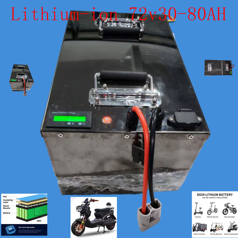 72V 35AH 40Ah 50AH 60AH 70AH 8 - 60V 50Ah Electric Scooter Battery recension och pris