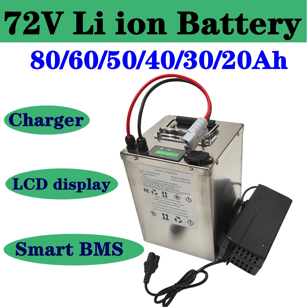 20S 72V 20Ah 30Ah 40Ah 50Ah 60 - 72V 40Ah Lifepo4 Battery Pack recension och pris