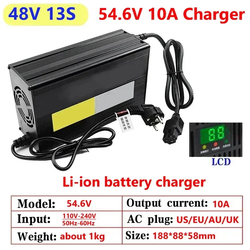 10A 48V 60V 72V Lithium Batter - 84V 20A Smart Charger recension och pris