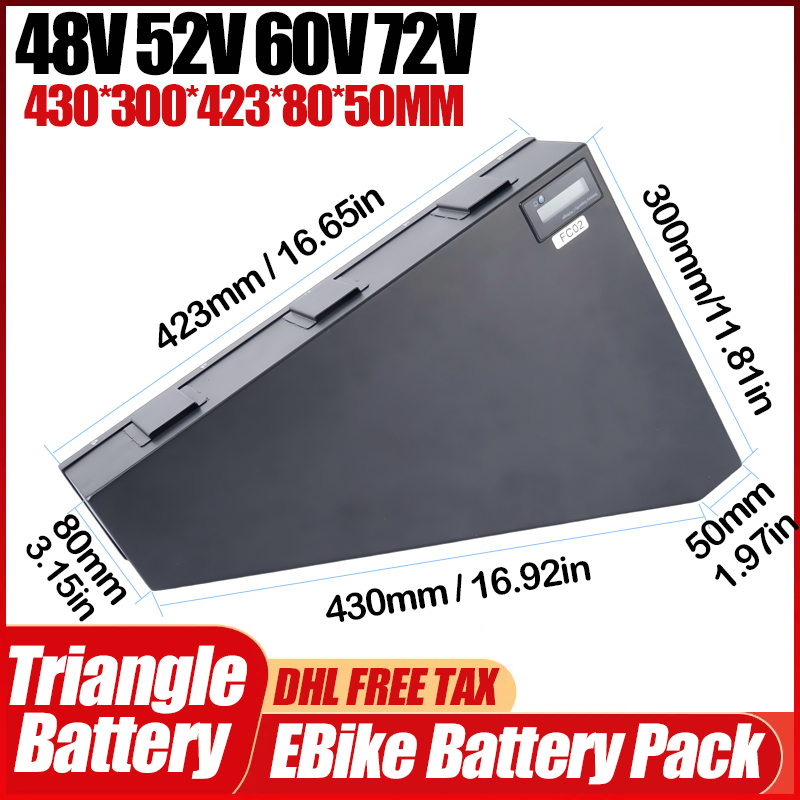 60v72v 3000w Triangle Electric - 72V 50Ah 21700 Lithium Battery recension och pris