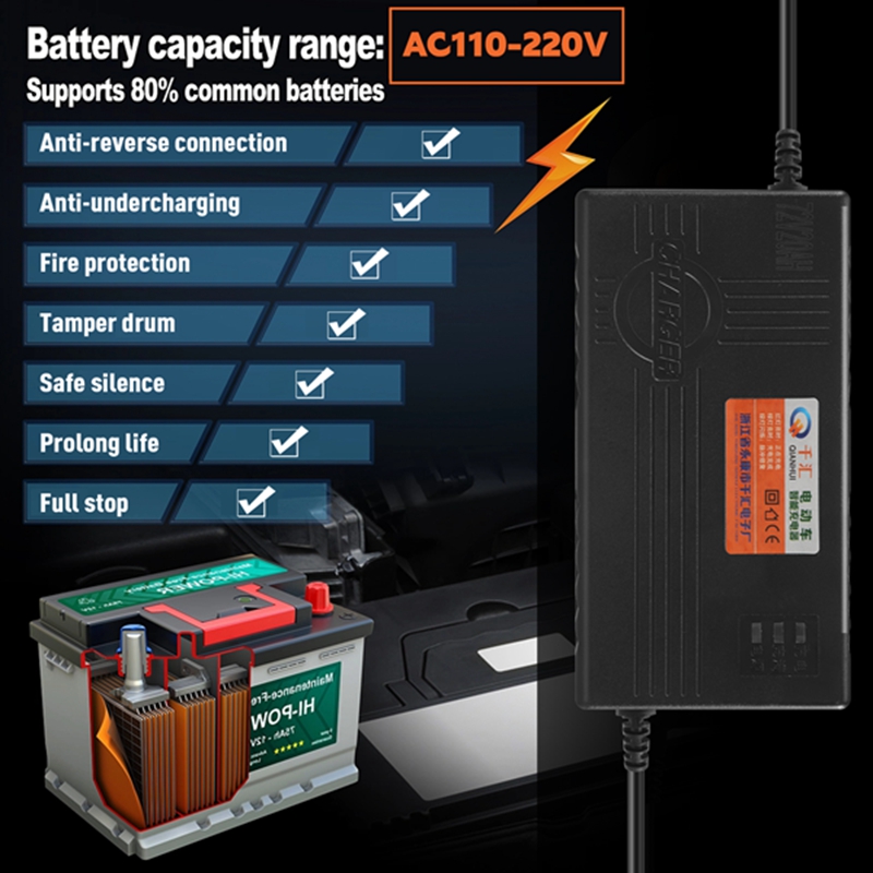 T82C Hot Sale-72V 20AH Motorcy - 84V 20A Smart Charger recension och pris
