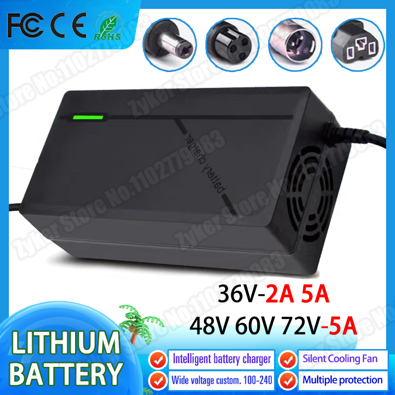 36V 48V 60V 72V Charger 2A 5A  - 84V 20A Smart Charger recension och pris