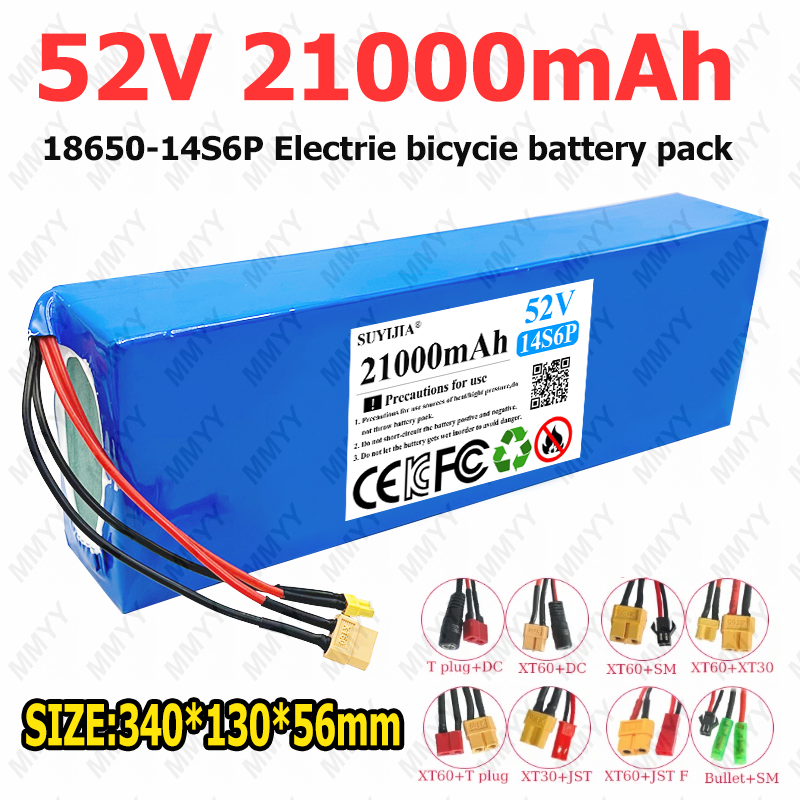 52V 21Ah 14S6P Lithium Battery - 60V 50Ah Electric Scooter Battery recension och pris