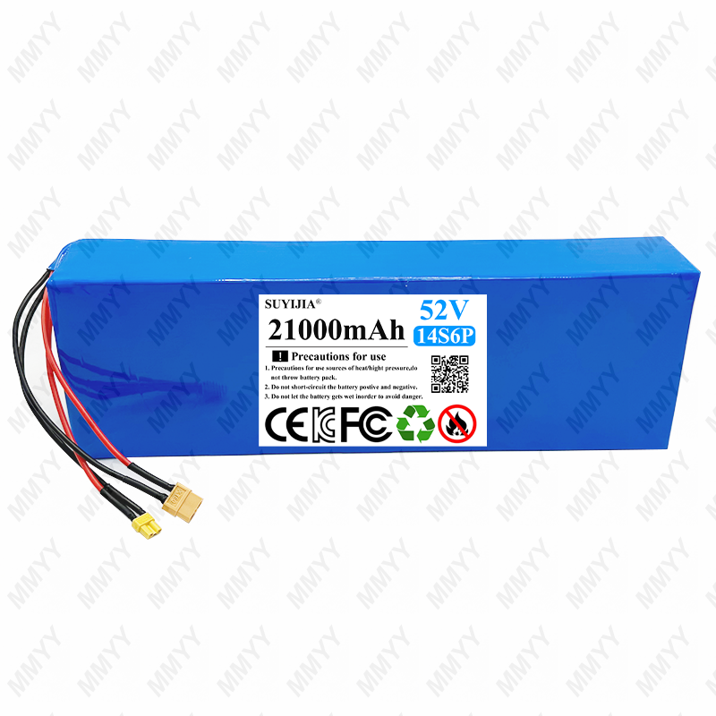 52V 21Ah 14S6P Lithium Battery - 60V 50Ah Electric Scooter Battery recension och pris